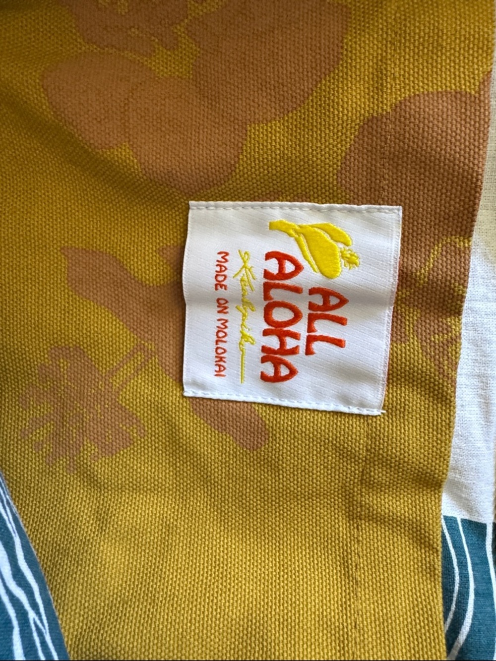 NWOT - RARE Kealopiko Canvas ‘Eke, Mustard and Pink - Picture 4 of 4